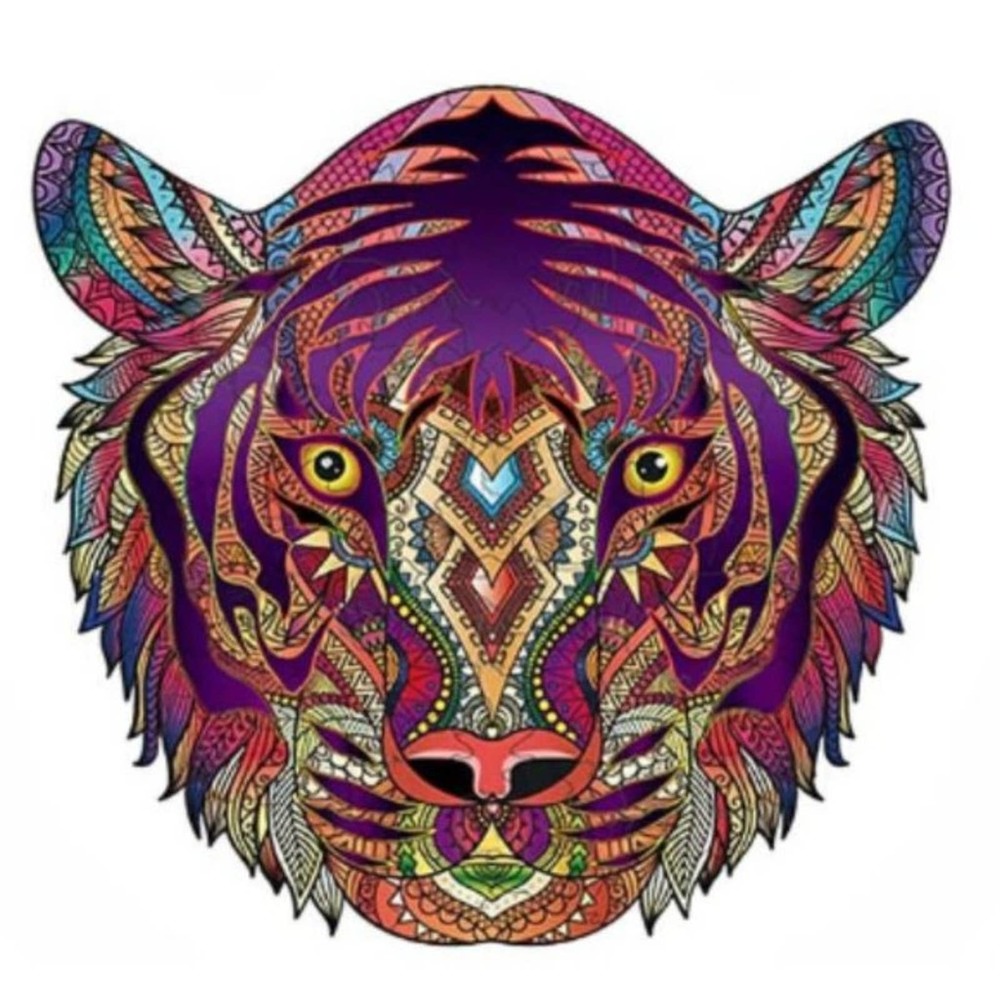 Wood Animal Puzzle - Tiger